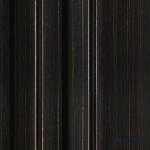 Matt Black Wooden Louver VL 26 PA (VL 26) 8 ft x 4.9 inch Charcoal Panel - 12 mm | Suitable for Feature Wall, TV Unit & Living Room | Width is Subjected to 5% Variation