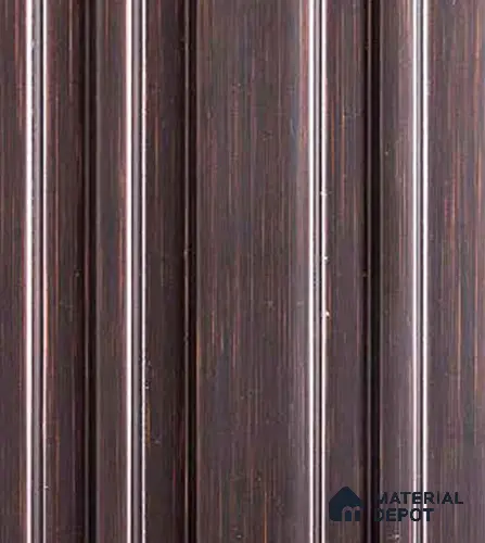 Matt Black Wooden Louver VL 26 PA (VL 26) 8 ft x 4.9 inch Charcoal Panel - 12 mm | Suitable for Feature Wall, TV Unit & Living Room | Width is Subjected to 5% Variation