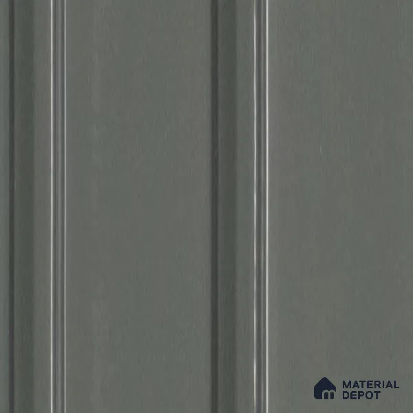 Grey Plain Colour Louver VL 28 GR (VL 28) 8 ft x 4.9 inch Charcoal Panel - 12 mm | Suitable for Feature Wall, TV Unit & Living Room | Width is Subjected to 5% Variation