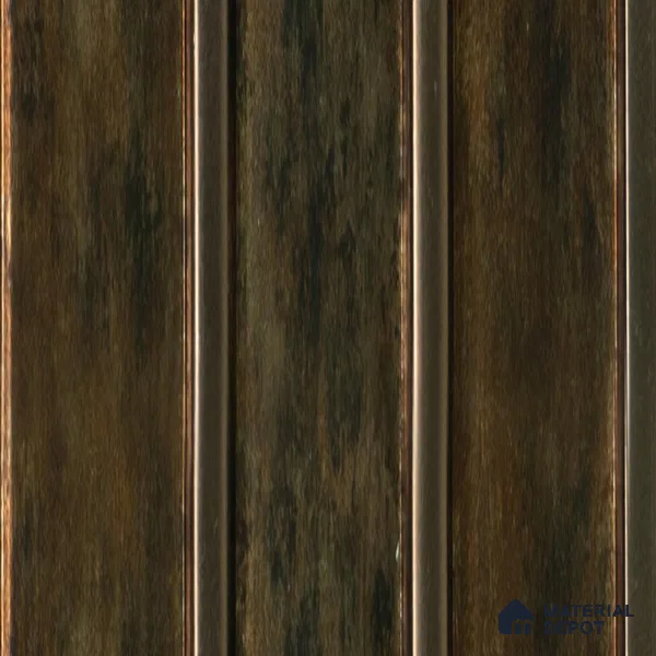 Brown Wooden Louver PN 00005 (VL 57) 8 ft x 4.9 inch Panel - 12 mm | Suitable for Feature Wall, TV Unit & Living Room | Width is Subjected to 5% Variation