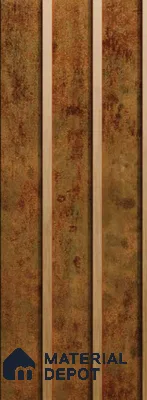 Brown Wooden Louver PN 00005 (VL 57) 8 ft x 4.9 inch  Panel - 12 mm | Suitable for Feature Wall, TV Unit & Living Room | Width is Subjected to 5% Variation