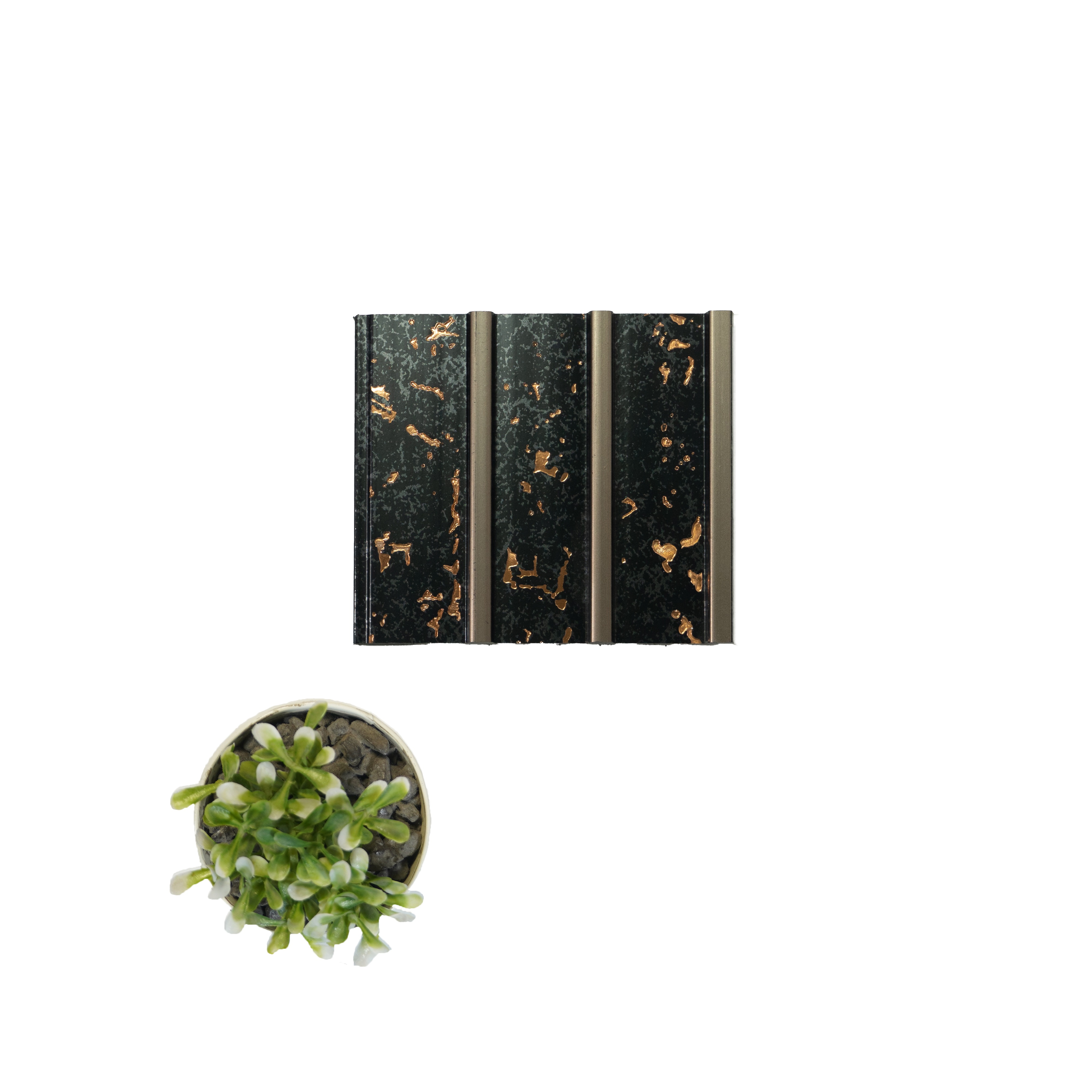 Black Rustic Louver PN 00006 (VL 58) 8 ft x 4.9 inch Panel - 12 mm | Suitable for Feature Wall, TV Unit & Living Room | Width is Subjected to 5% Variation
