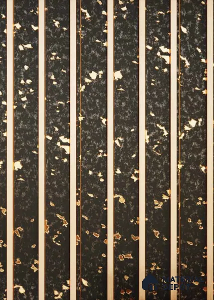 Black Rustic Louver PN 00006 (VL 58) 8 ft x 4.9 inch Panel - 12 mm | Suitable for Feature Wall, TV Unit & Living Room | Width is Subjected to 5% Variation