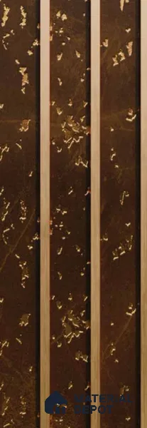 Brown Rustic Louver PN 00007 (VL 59) 8 ft x 4.9 inch  Panel - 12 mm | Suitable for Feature Wall, TV Unit & Living Room | Width is Subjected to 5% Variation