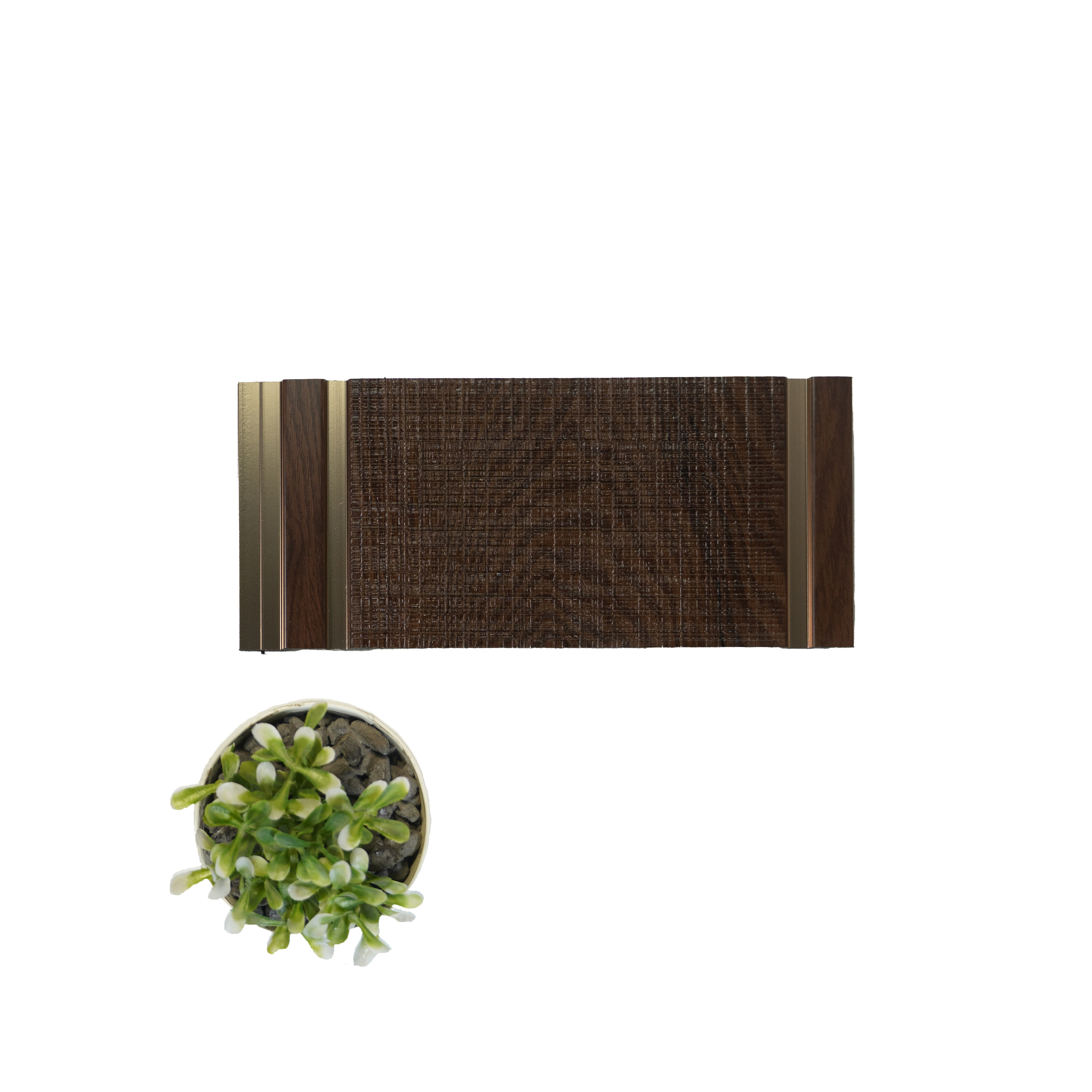 Brown Wood Look Charcoal Decorative Wall Panel VX3007 8 ft x 8.2 inch - 3 mm | Suitable for Feature Wall, TV Unit & Living Room | Width is Subjected to 5% Variation