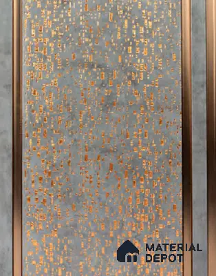 Multi Colour Patterned Look Charcoal Decorative Wall Panel VX3011 8 ft x 8.2 inch - 3 mm | Suitable for Feature Wall, TV Unit & Living Room | Width is Subjected to 5% Variation