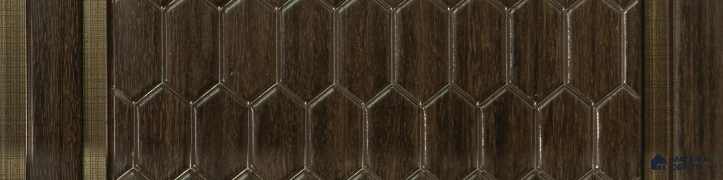 Hexagon Decolux Series Decorative Wall Panel/Panels | 8 ft x 8.2 inch - 3 mm | VX3013 | Width is Subjected to 5% Variation
