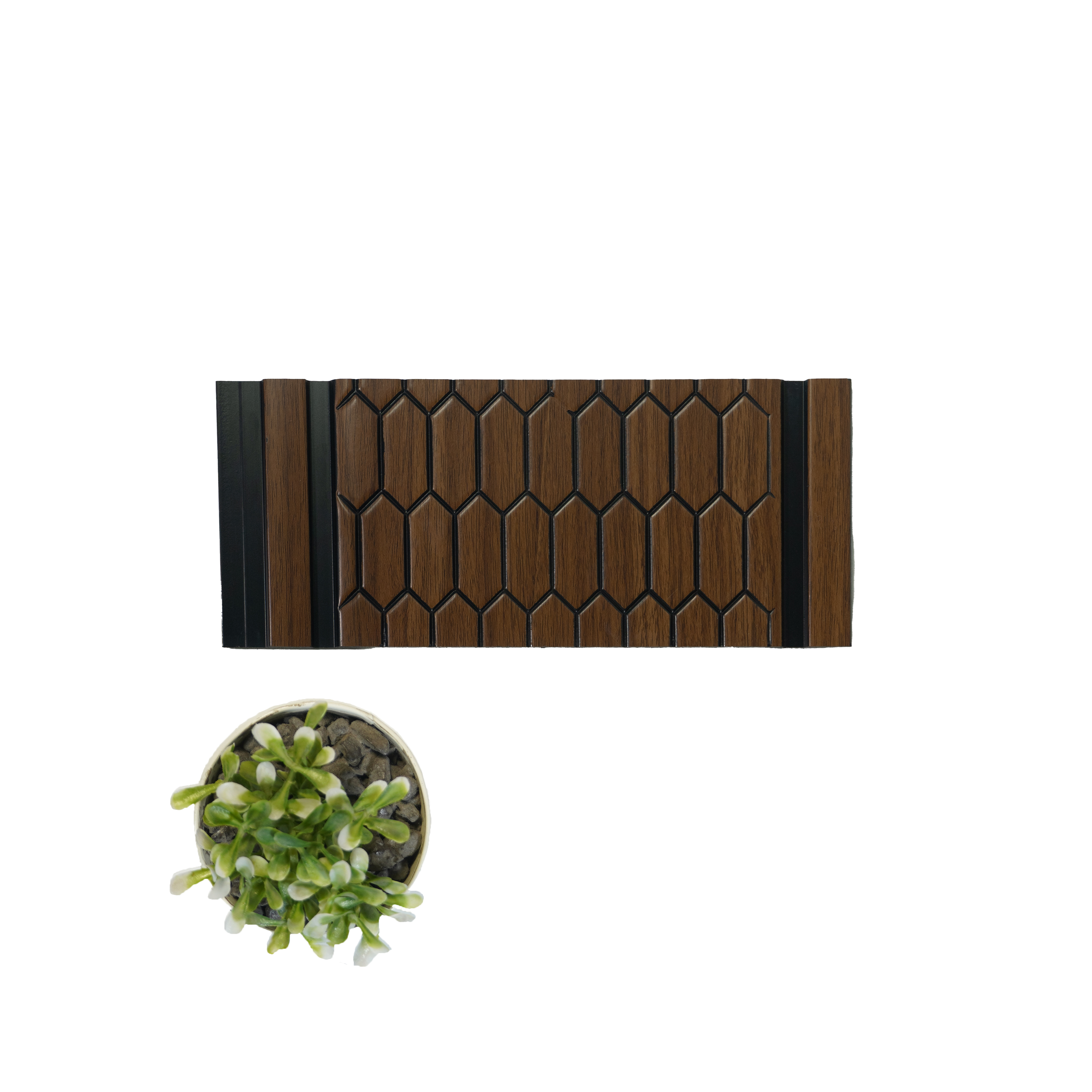 Hexagon Decolux Series Decorative Wall Panel/Panels | 8 ft x 8.2 inch - 3 mm | VX3014 | Width is Subjected to 5% Variation