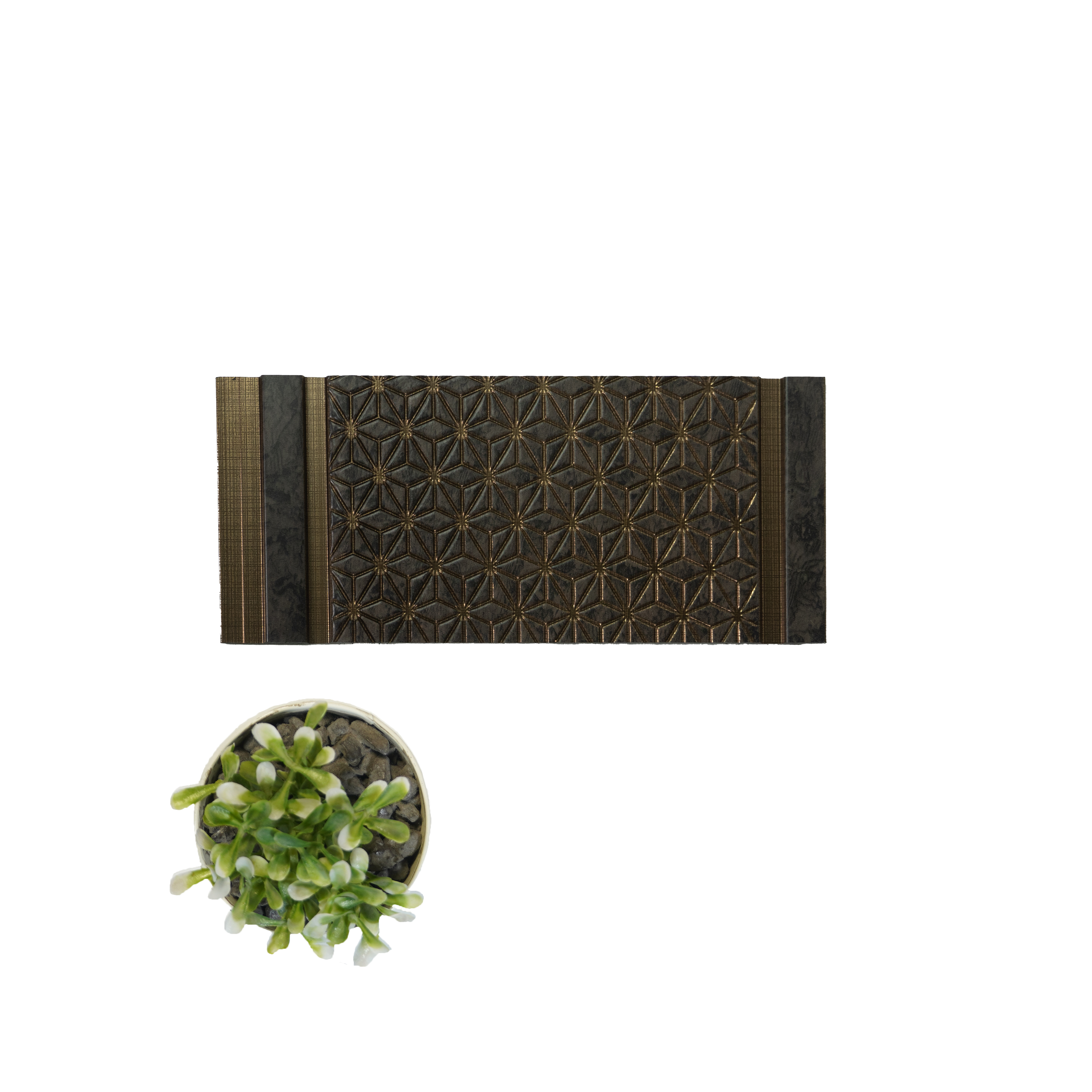 Brown Wood Look Charcoal Decorative Wall Panel VX3017 8 ft x 8.2 inch - 3 mm | Suitable for Feature Wall, TV Unit & Living Room | Width is Subjected to 5% Variation
