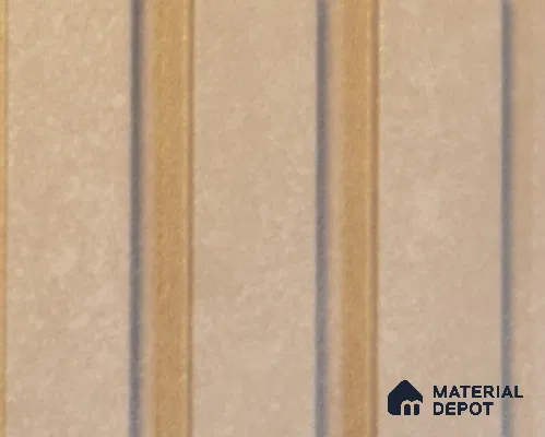 Beige Plain Colour Louver PN 00096 (3771-401) 9 ft x 4.7 inch MDF Panel - 18 mm | Suitable for Feature Wall, TV Unit & Living Room | Width is Subjected to 5% Variation