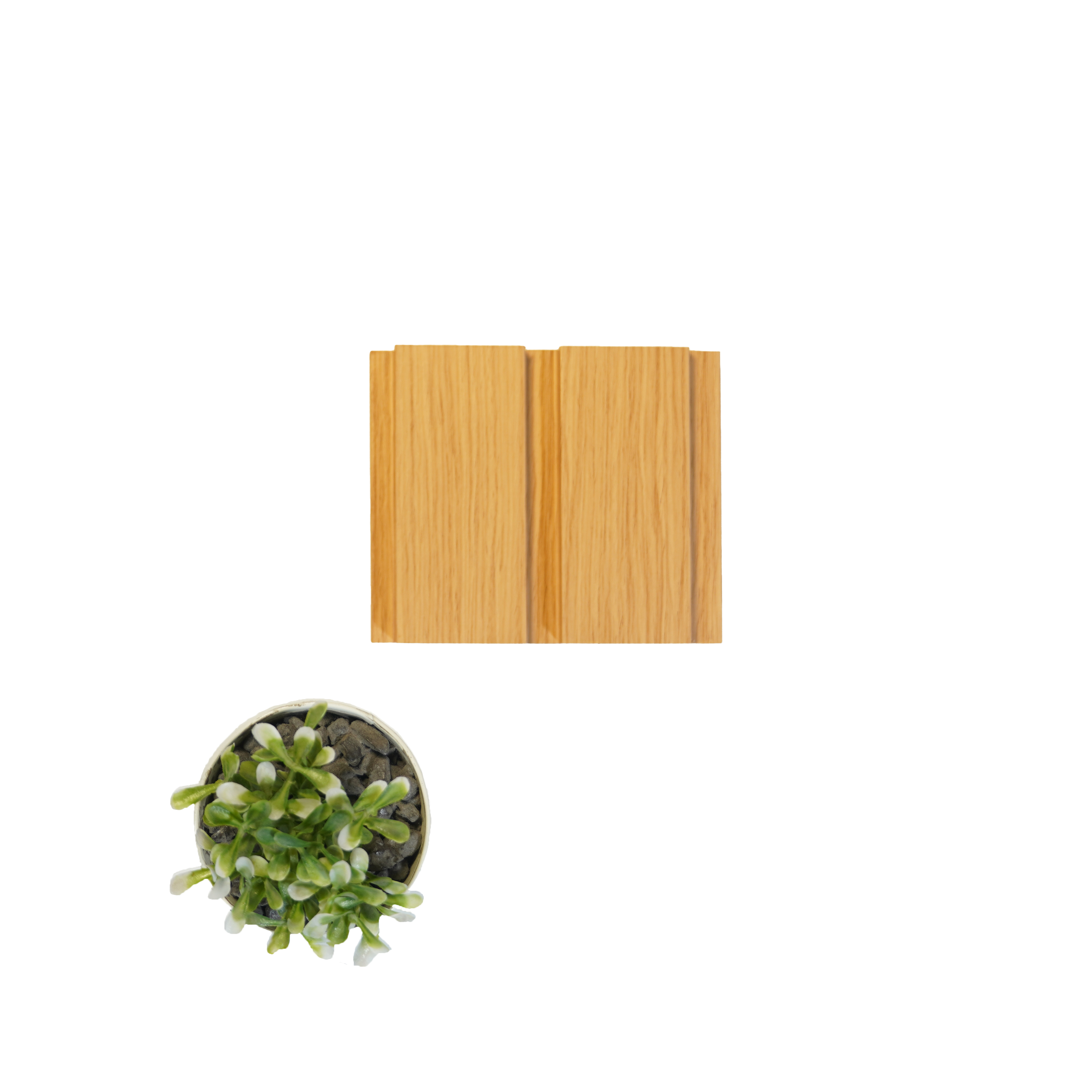 Brown Plain Colour Louver PN 00067 (3786-105) 9 ft x 4.7 inch MDF Panel - 18 mm | Suitable for Feature Wall, TV Unit & Living Room | Width is Subjected to 5% Variation