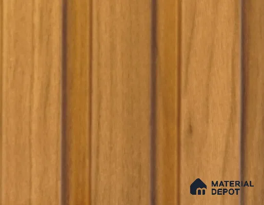 Brown Plain Colour Louver PN 00068 (3771-108) 9 ft x 4.7 inch MDF Panel - 18 mm | Suitable for Feature Wall, TV Unit & Living Room | Width is Subjected to 5% Variation