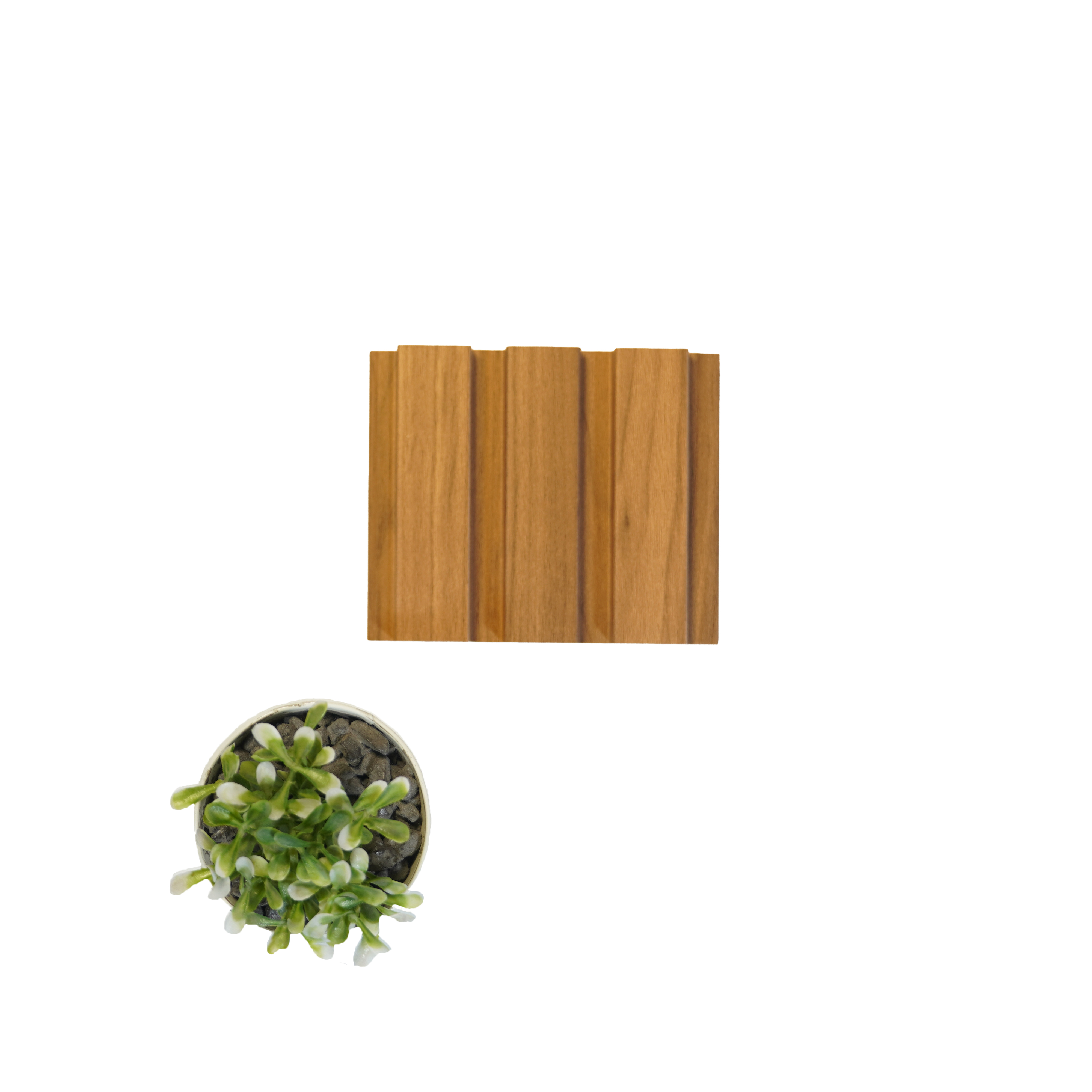 Brown Plain Colour Louver PN 00068 (3771-108) 9 ft x 4.7 inch MDF Panel - 18 mm | Suitable for Feature Wall, TV Unit & Living Room | Width is Subjected to 5% Variation