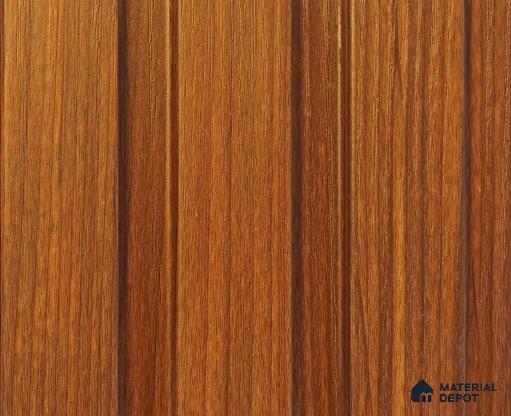 Brown Plain Colour Louver PN 00057 (3771-101) 9 ft x 4.7 inch MDF Panel - 18 mm | Suitable for Feature Wall, TV Unit & Living Room | Width is Subjected to 5% Variation