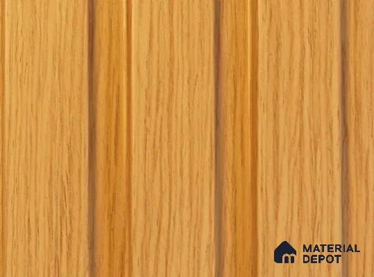 Brown Plain Colour Louver PN 00061 (3771-105) 9 ft x 4.7 inch MDF Panel - 18 mm | Suitable for Feature Wall, TV Unit & Living Room | Width is Subjected to 5% Variation