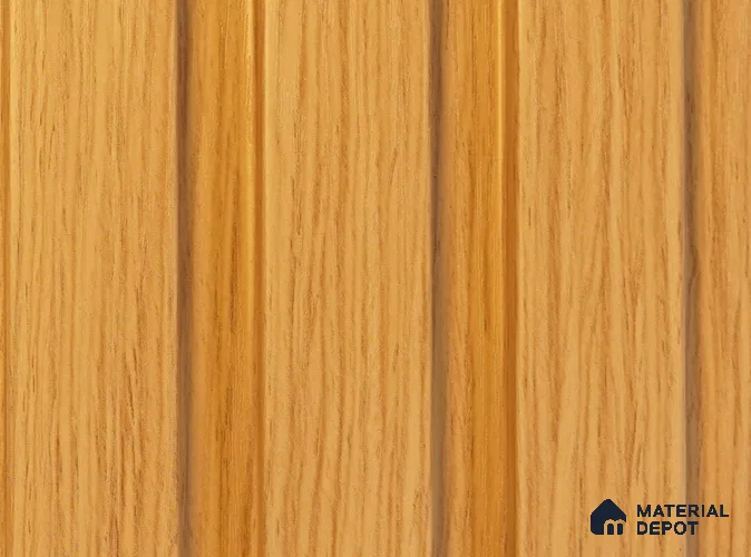 Brown Plain Colour Louver PN 00061 (3771-105) 9 ft x 4.7 inch MDF Panel - 18 mm | Suitable for Feature Wall, TV Unit & Living Room | Width is Subjected to 5% Variation