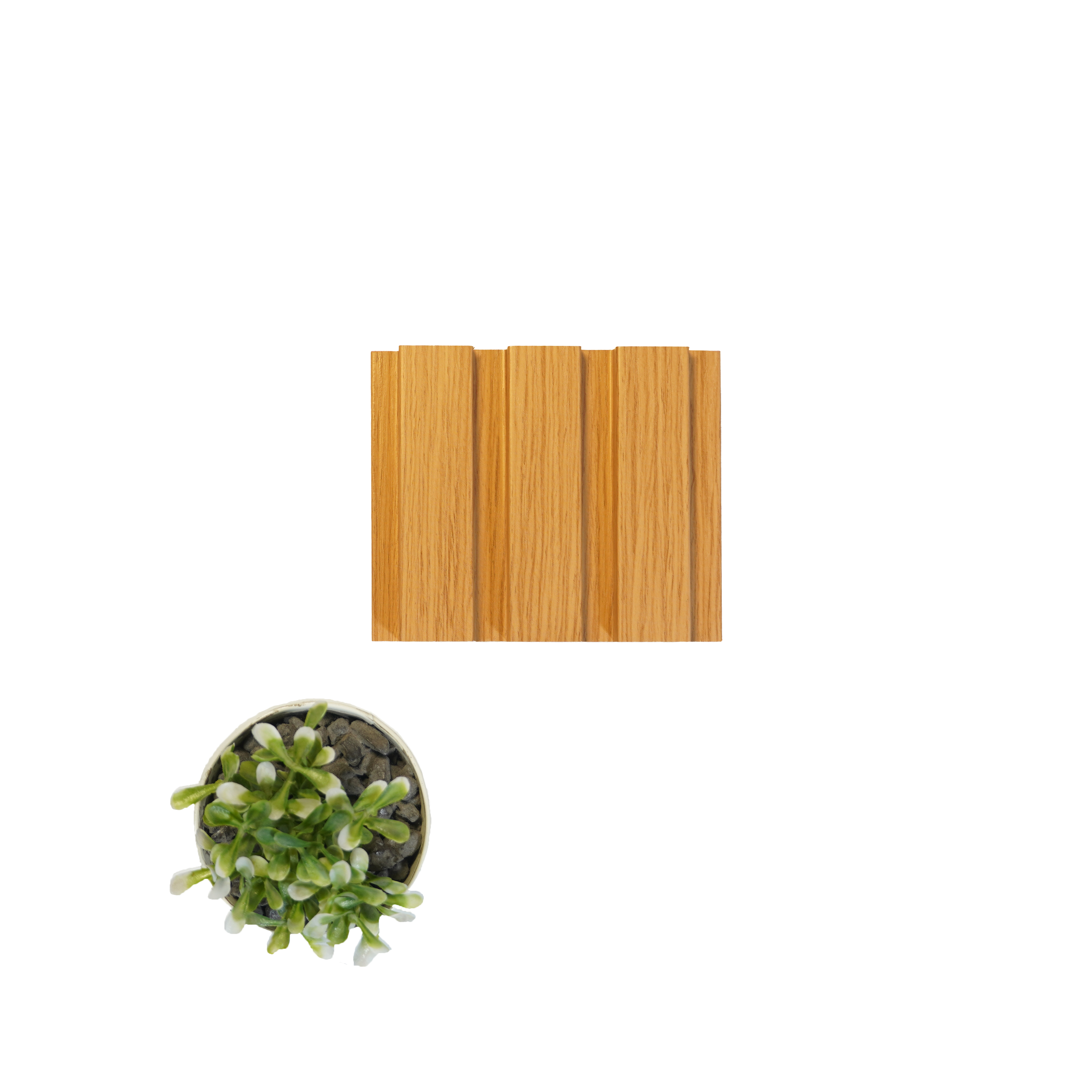 Brown Plain Colour Louver PN 00061 (3771-105) 9 ft x 4.7 inch MDF Panel - 18 mm | Suitable for Feature Wall, TV Unit & Living Room | Width is Subjected to 5% Variation