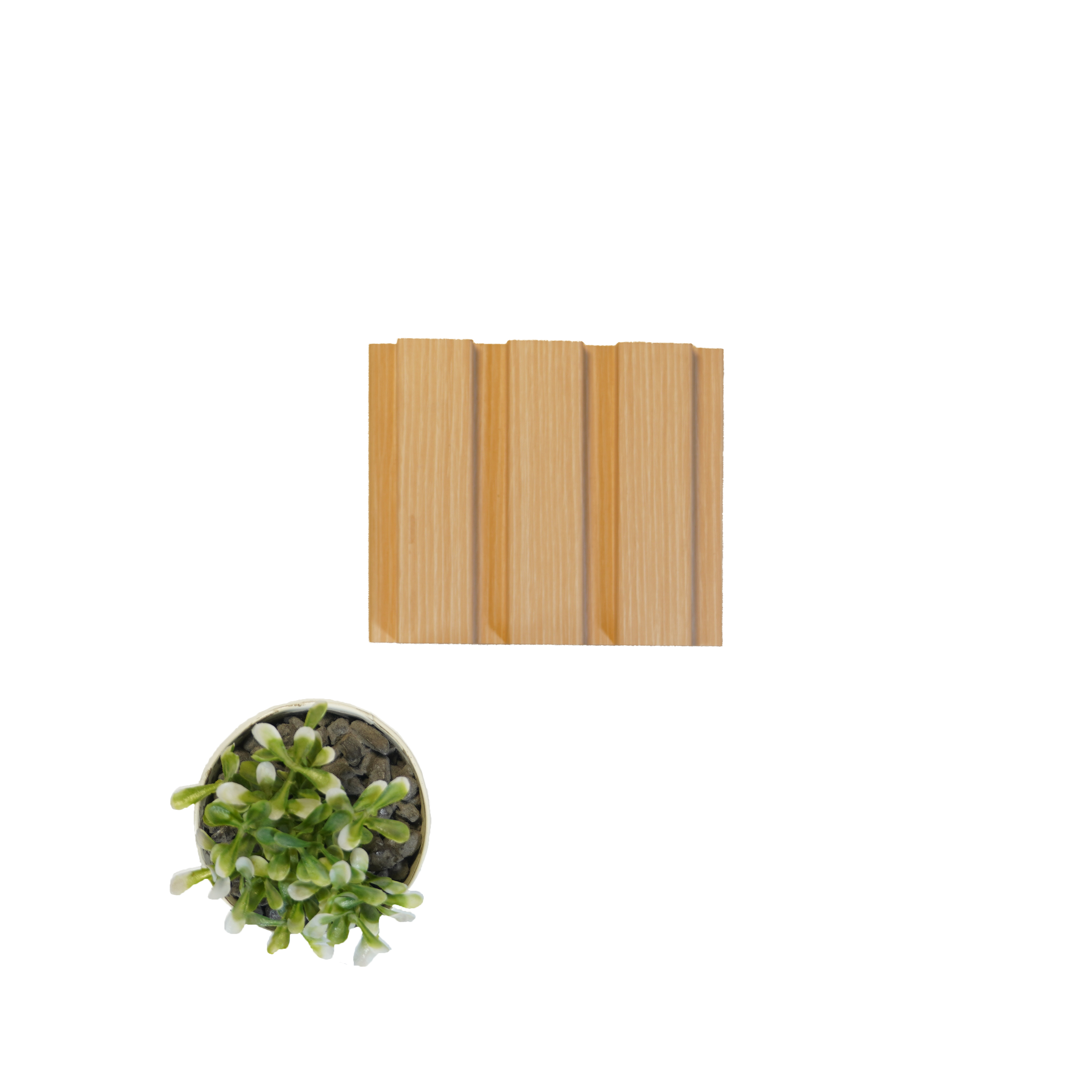 Brown Plain Colour Louver PN 00062 (3771-110) 9 ft x 4.7 inch MDF Panel - 18 mm | Suitable for Feature Wall, TV Unit & Living Room | Width is Subjected to 5% Variation
