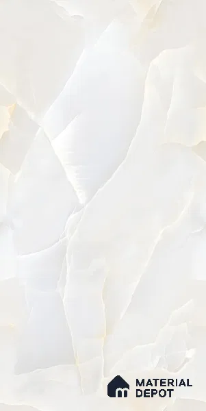 Marble Wall & Floor Tile TL 05129 Marblis Arctic Onyx 4 ft x 2 ft Vitrified Endless Glossy Finish - 9 mm (Random 3) | Suitable for Living Room, Bedroom & Bathroom