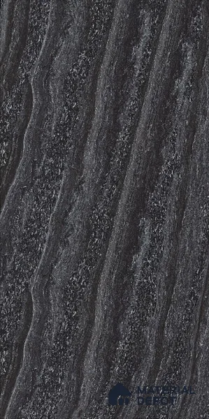 Double Charge Floor & Wall Tile TL 00652 Dualcore Neo Black 4 ft x 2 ft Vitrified Glossy Finish - 9 mm | Suitable for Bedroom, Living Room, Office & Bathroom Wall