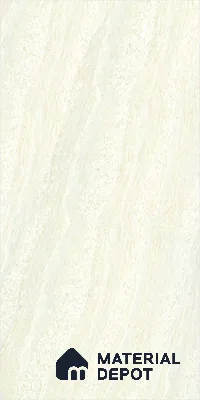 Double Charge Floor & Wall Tile TL 00425 Dualcore Everest White 4 ft x 2 ft Vitrified Glossy Finish - 9 mm | Suitable for Bedroom, Living Room, Office & Bathroom Wall