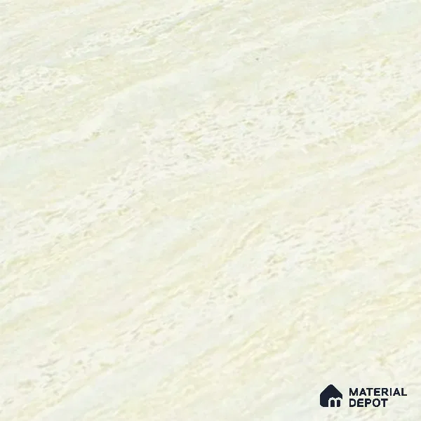 Double Charge Floor & Wall Tile TL 00425 Dualcore Everest White 4 ft x 2 ft Vitrified Glossy Finish - 9 mm | Suitable for Bedroom, Living Room, Office & Bathroom Wall