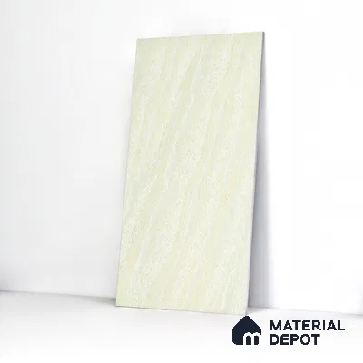 Double Charge Floor & Wall Tile TL 00425 Dualcore Everest White 4 ft x 2 ft Vitrified Glossy Finish - 9 mm | Suitable for Bedroom, Living Room, Office & Bathroom Wall