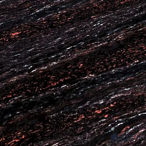 Double Charge Floor & Wall Tile TL 00427 Dualcore Jet Black 4 ft x 2 ft Vitrified Glossy Finish - 9 mm | Suitable for Bedroom, Living Room, Office & Bathroom Wall
