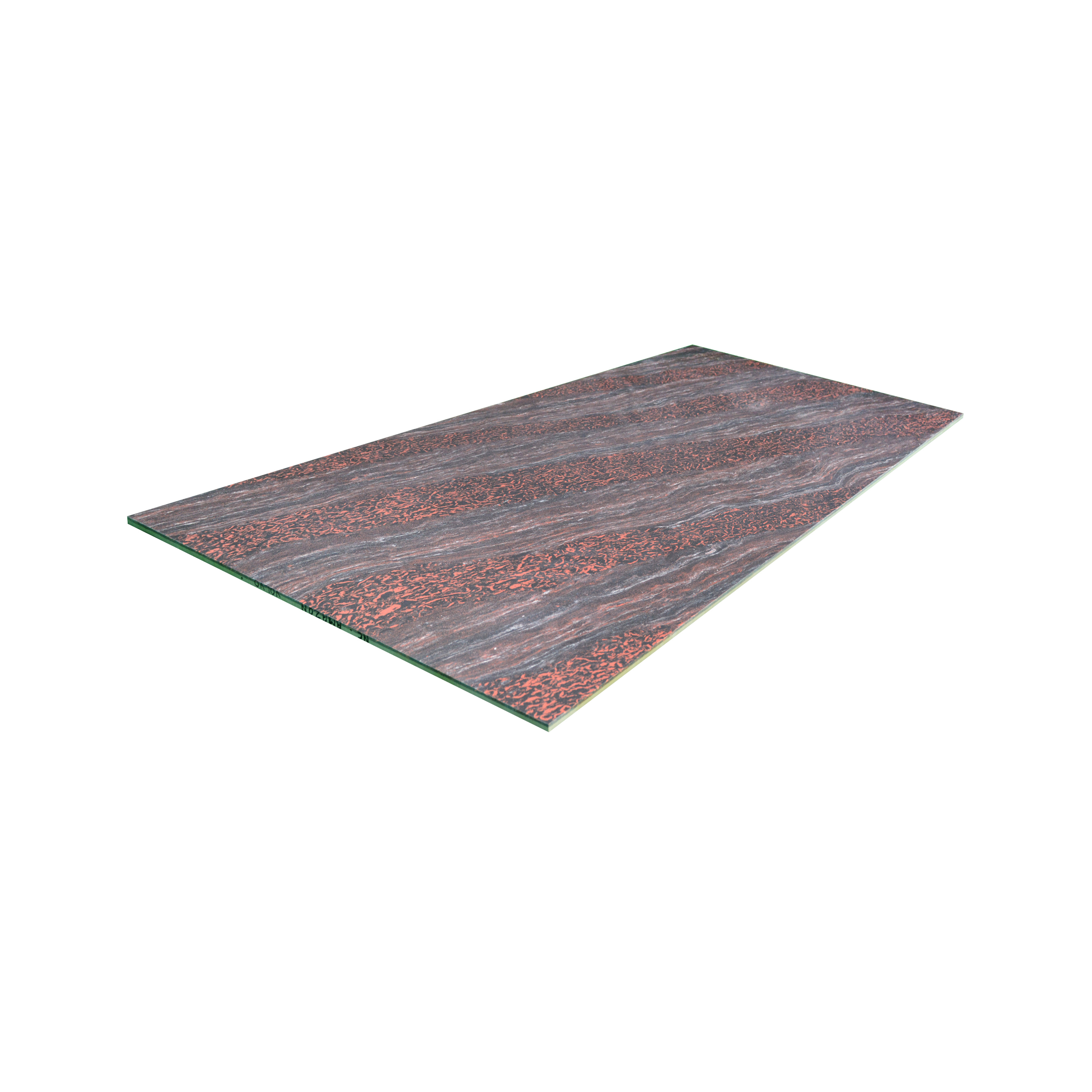 Double Charge Floor & Wall Tile TL 00427 Dualcore Jet Black 4 ft x 2 ft Vitrified Glossy Finish - 9 mm | Suitable for Bedroom, Living Room, Office & Bathroom Wall