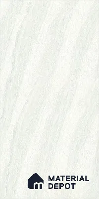 Double Charge Floor & Wall Tile TL 00428 Dualcore Frosty White 4 ft x 2 ft Vitrified Glossy Finish - 9 mm | Suitable for Bedroom, Living Room, Office & Bathroom Wall