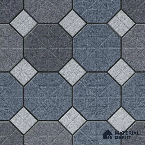 Marbles & Stones Floor Tile TL 10833 C Shadow Grey 20 inc x 20 inc Matte Finish Vitrified Heavy Duty Parking Tile - 12 mm  | Pattern Alignment May Vary | 2-3 mm Spacer is Mandatory