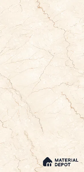 Marble Wall & Floor Tile TL 05131 Marblis Bottochino Mirage 4 ft x 2 ft Vitrified Endless Glossy Finish - 9 mm (Random 2) | Suitable for Living Room, Bedroom & Bathroom
