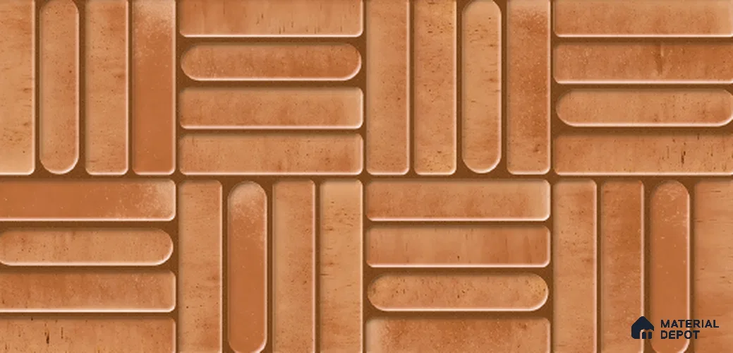 Faux Subway Wall Tile TL 10774 Umber Brown Highlighter 2 ft x 1 ft Glossy Finish Ceramic Tile - 9 mm | Please Expect a Slight Variation of Pattern