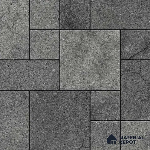 Marbles & Stones Floor Tile TL 10829 C Silver Shine 20 inc x 20 inc Matte Finish Vitrified Heavy Duty Parking Tile - 12 mm  | Pattern Alignment May Vary | 2-3 mm Spacer is Mandatory