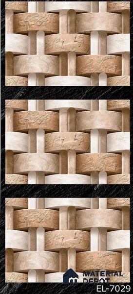 TL 01794 Buff Beige 18 x 12 inch Glossy Finish Ceramic Wall Tile - 7 mm