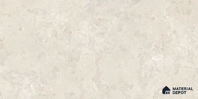 Marble Floor & Wall Tile Chalk Slit Light Glossy Finish TL 02473 | 5 ft x 2.5 ft Vitrified Slab - 9 mm | 4 Random Design | Suitable for Living Room, Bedroom
