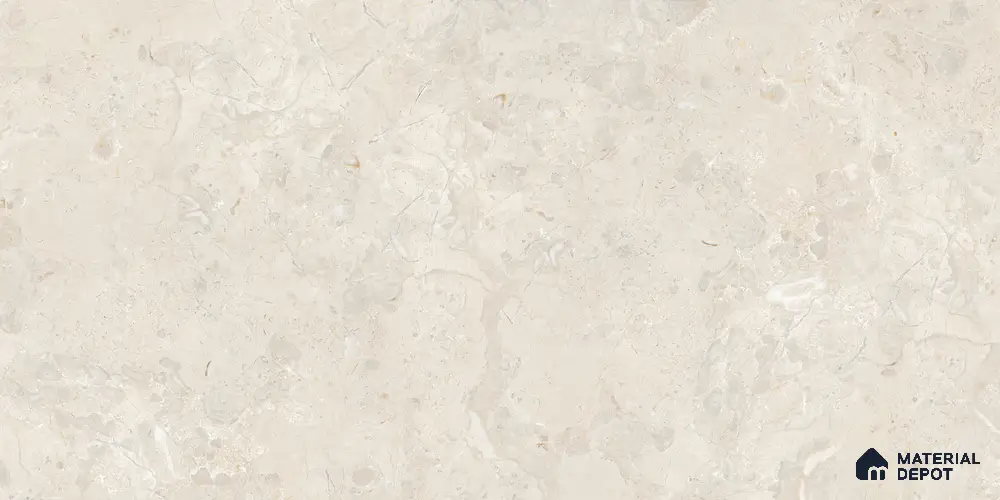 Marble Floor & Wall Tile Chalk Slit Light Glossy Finish TL 02473 | 5 ft x 2.5 ft Vitrified Slab - 9 mm | 4 Random Design | Suitable for Living Room, Bedroom