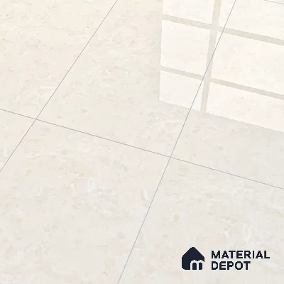Marble Floor & Wall Tile Chalk Slit Light Glossy Finish TL 02473 | 5 ft x 2.5 ft Vitrified Slab - 9 mm | 4 Random Design | Suitable for Living Room, Bedroom