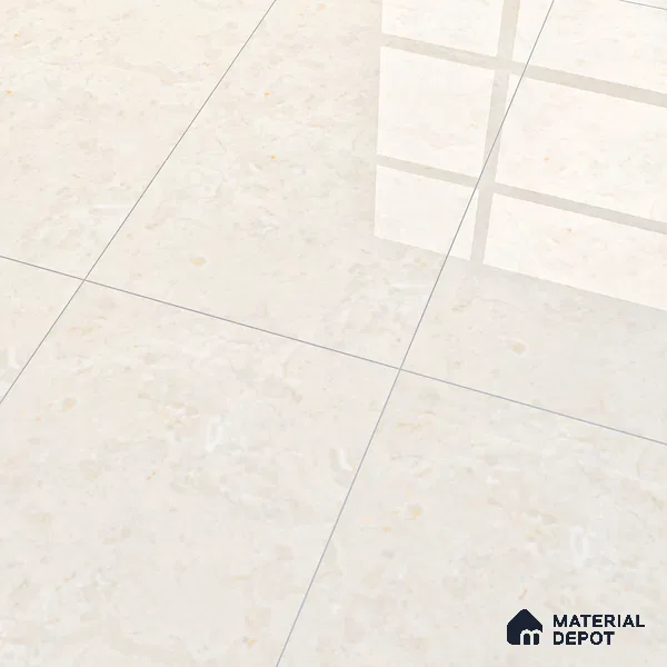 Marble Floor & Wall Tile Chalk Slit Light Glossy Finish TL 02473 | 5 ft x 2.5 ft Vitrified Slab - 9 mm | 4 Random Design | Suitable for Living Room, Bedroom