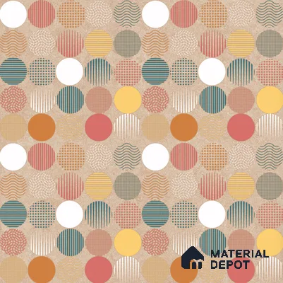 Moroccan Wall & Floor Tile TL 10819 B Silk Cream 1 ft x 1 ft Matt Luster Finish Ceramic Tile - 10 mm | Suitable For Kitchen, Bathroom, Balcony | Please Expect a Slight Variation of Pattern