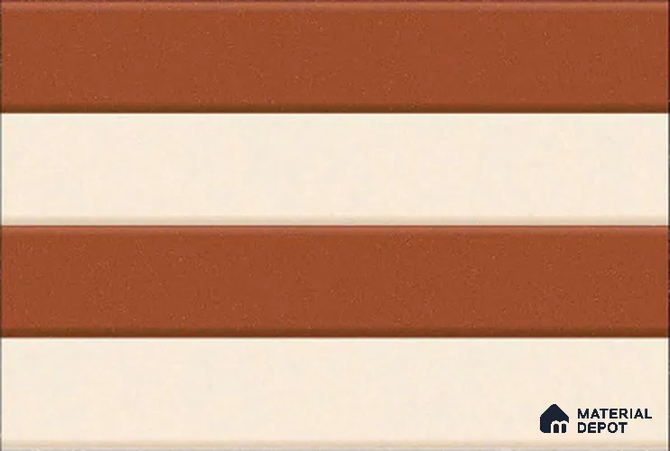TL 02126 B Highlighter Mix Brown 18 x 12 inch Glossy Finish Ceramic Wall Tile - 7 mm