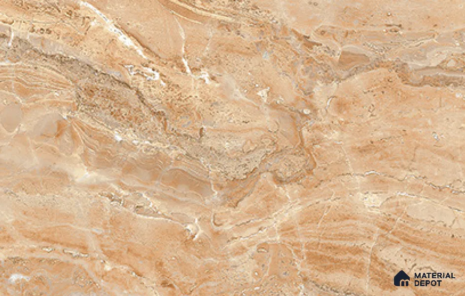 TL 01800 A Dark Sepia Brown 18 x 12 inch Glossy Finish Ceramic Wall Tile - 7 mm
