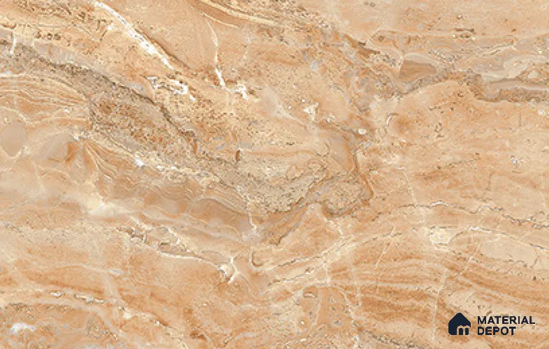 TL 01800 A Dark Sepia Brown 18 x 12 inch Glossy Finish Ceramic Wall Tile - 7 mm