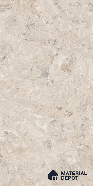 Marble Wall & Floor Tile TL 05134 Marblis Chestnut Vein 4 ft x 2 ft Vitrified Endless Glossy Finish - 9 mm (Random 4) | Suitable for Living Room, Bedroom & Bathroom