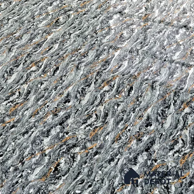 Double Charge Floor & Wall Tile TL 00440 Dualcore Metal Grey 4 ft x 2 ft Vitrified Glossy Finish - 9 mm | Suitable for Bedroom, Living Room, Office & Bathroom Wall