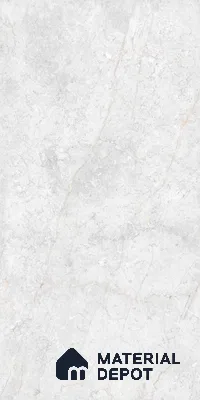 Marble Wall & Floor Tile TL 05133 Marblis Arctic Frost 4 ft x 2 ft Vitrified Endless Glossy Finish - 9 mm (Random 4) | Suitable for Living Room, Bedroom & Bathroom