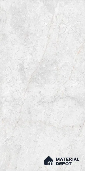 Marble Wall & Floor Tile TL 05133 Marblis Arctic Frost 4 ft x 2 ft Vitrified Endless Glossy Finish - 9 mm (Random 4) | Suitable for Living Room, Bedroom & Bathroom