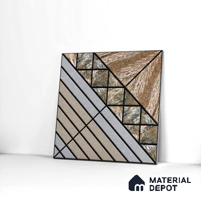 Parking Tile Dun Brown 12 x 12 inch Anti Skid Matte Finish Vitrified Floor Tile - 8 mm | TL 01821 | Suitable for Parking, Courtyard, Balcony