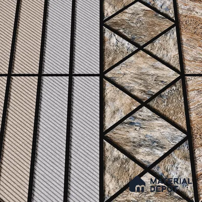 Parking Tile Dun Brown 12 x 12 inch Anti Skid Matte Finish Vitrified Floor Tile - 8 mm | TL 01821 | Suitable for Parking, Courtyard, Balcony