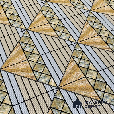 Parking Tile Dun Brown 12 x 12 inch Anti Skid Matte Finish Vitrified Floor Tile - 8 mm | TL 01821 | Suitable for Parking, Courtyard, Balcony